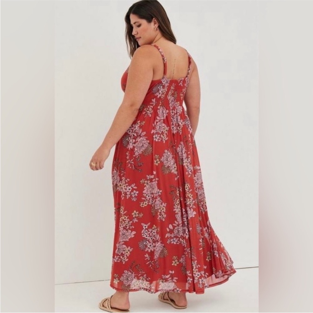 NWT TORRID pleated floral sundress. Size 4 (26w) - Picture 6 of 7